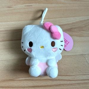 Hello kitty Sanrio angel plush keychain